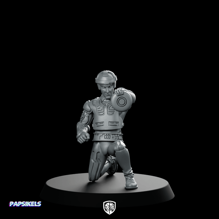 Actuarial Program Ram 2 Miniature Armored Sci-Fi Operative
