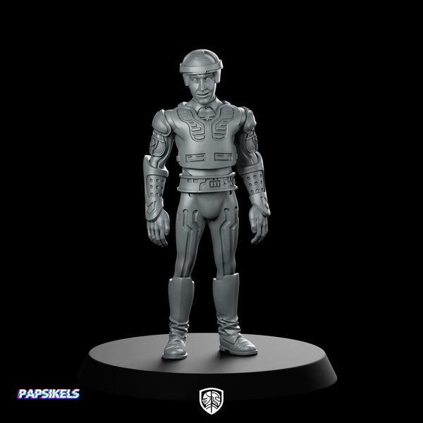 Actuarial Program Ram Miniature Sci-Fi Cyberpunk Analyst