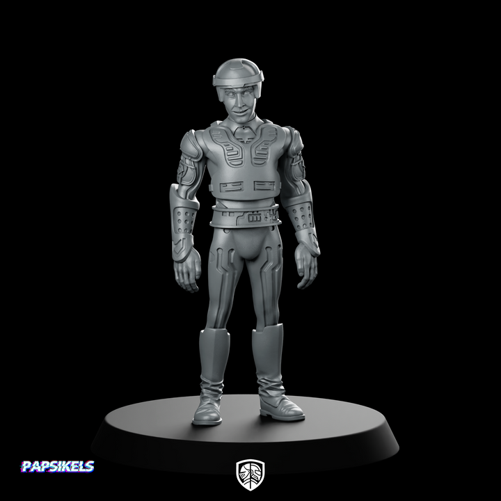 Actuarial Program Ram Miniatura Fantascienza Cyberpunk Analista