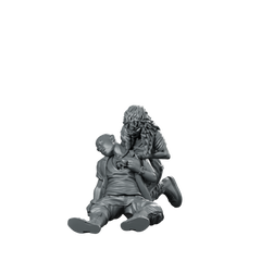 Adopted Sister Death Chest Bursted Miniature Sci-Fi Diorama Miniature 360 Spin 01