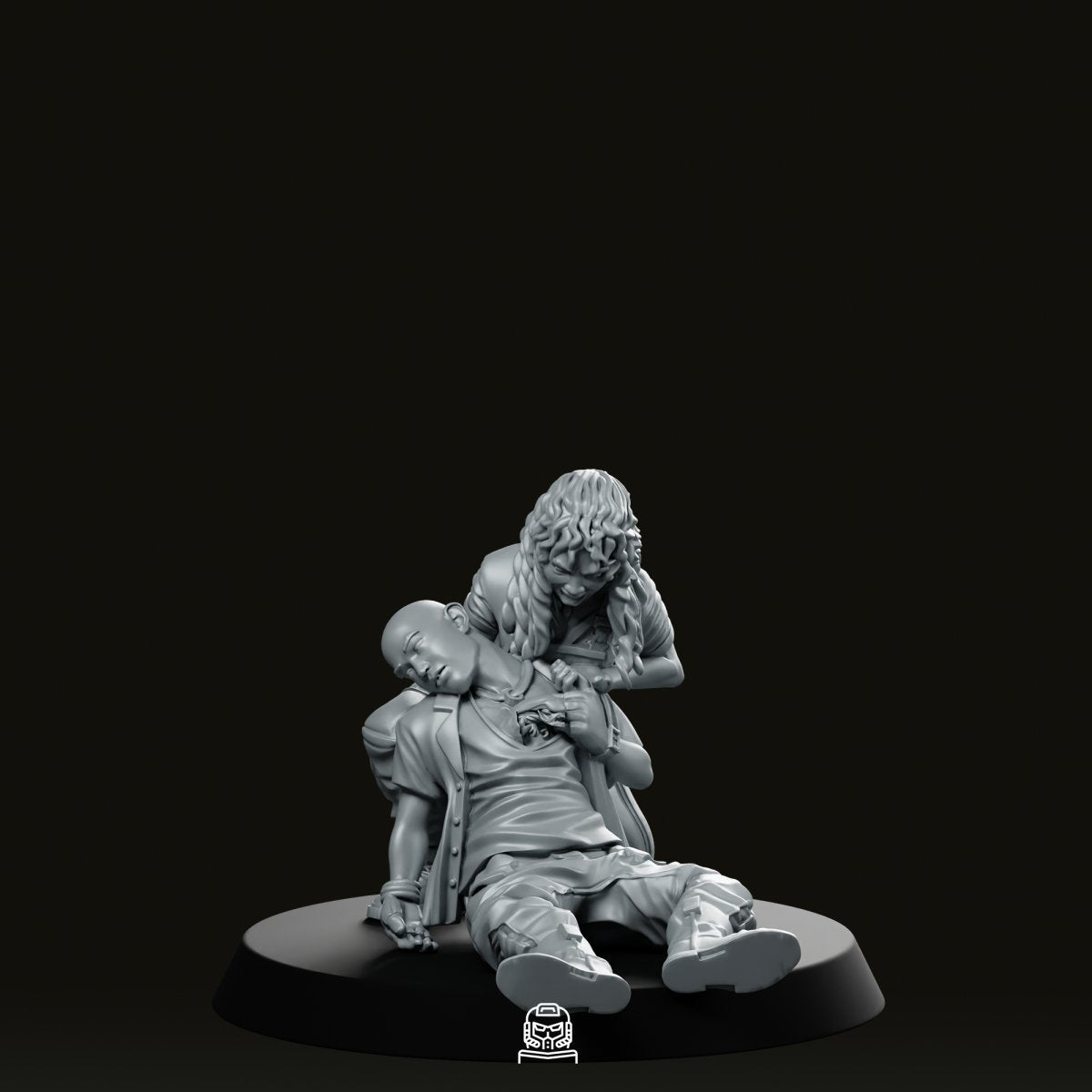 Adopted Sister Death Chest Bursted Miniature - Papsikels Miniatures - We Print Miniatures