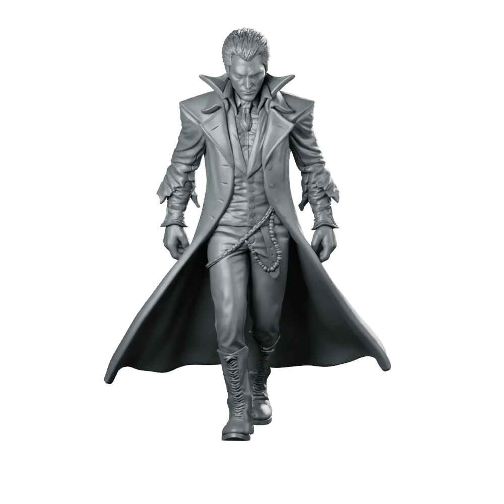 Adrien the Vampire Lord Miniature Dandy Noble Miniature 360 Spin 01