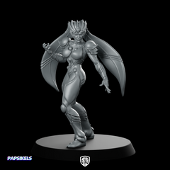 Advance Papsilord Feminine Leader 3 Miniature Sci-Fi Commander