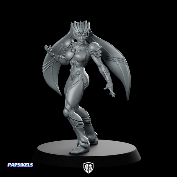 Advance Papsilord Feminine Leader 3 Miniature Sci-Fi Commander