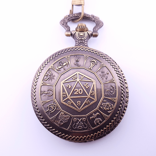 Adventurer's Cache | Pocket Watch Case | Ancient Gold - Tabletop Dominion - We Print Miniatures