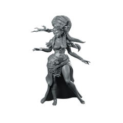 Aeloria The Rooted 32 Miniature Dark Elf Miniature 360 Spin 01