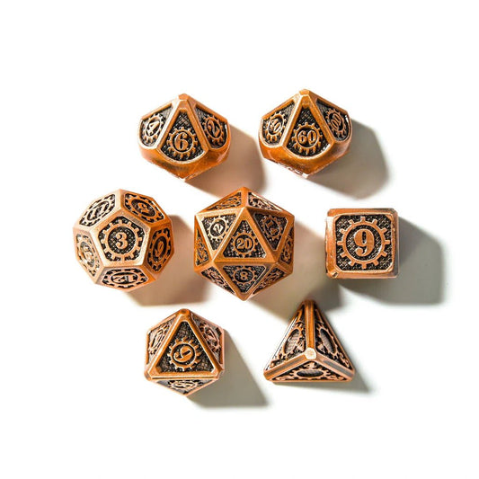 Aether Gear Gambit | Solid Metal | 7 Piece Set - Tabletop Dominion - We Print Miniatures
