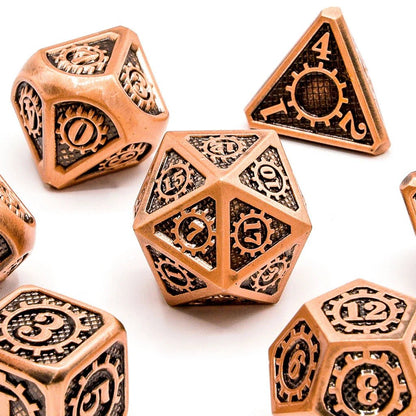 Aether Gear Gambit | Solid Metal | 7 Piece Set - Tabletop Dominion - We Print Miniatures