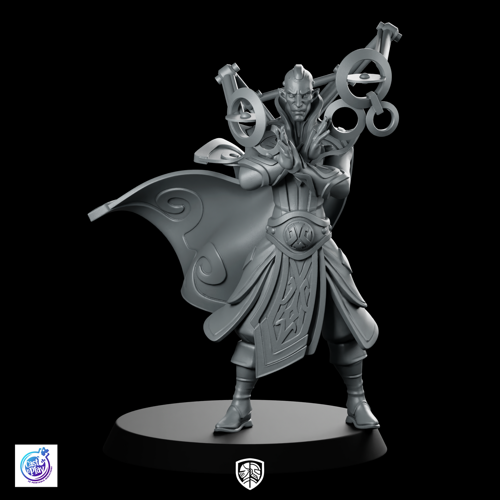 Aethernal Artificer B Miniature Arcane Engineer Mage