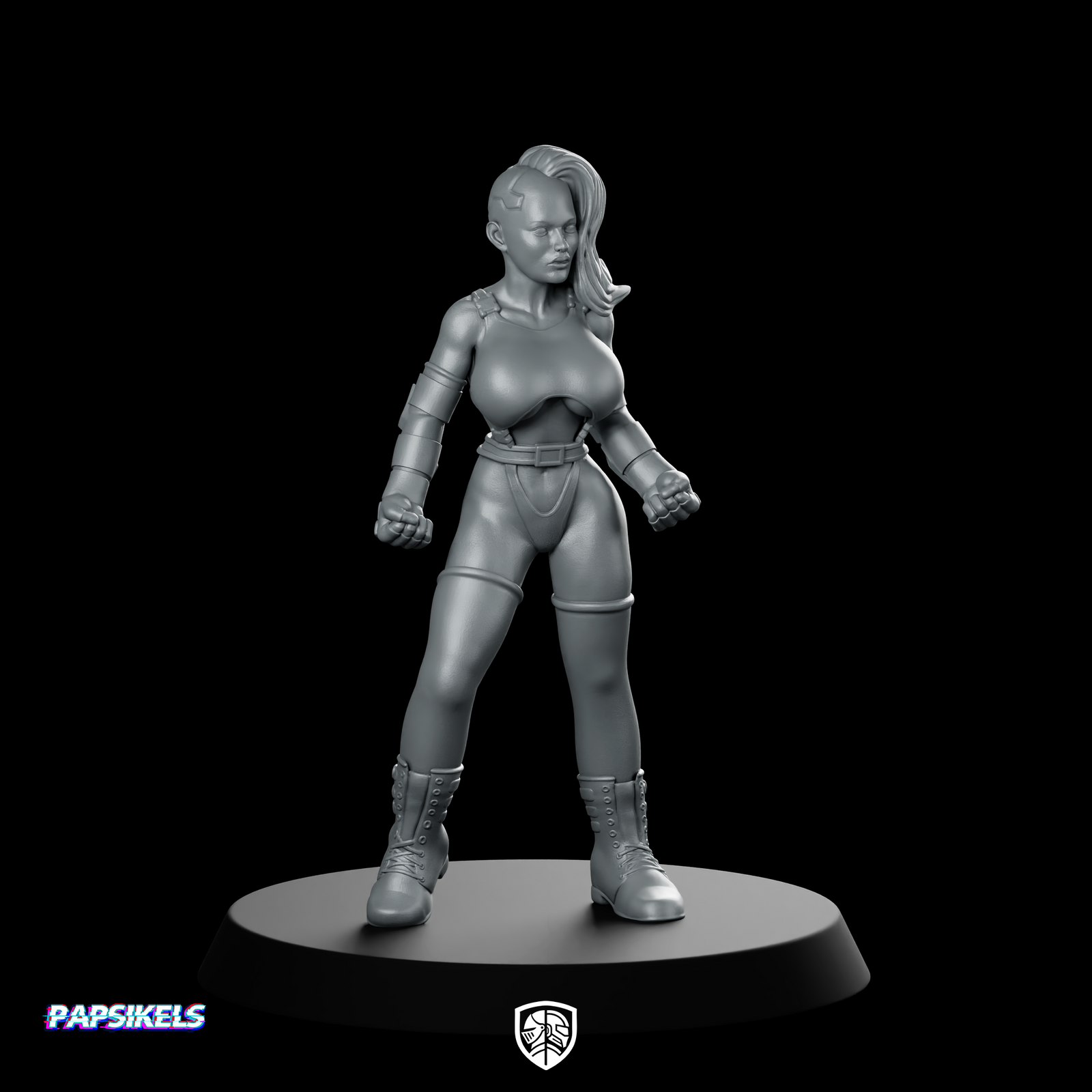 Aetif Lockrock CyberPunk Babe Miniature Sci-Fi Gang Hero