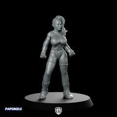 Aetif Lockrock CyberPunk Babe Miniature Sci-Fi Gang Hero