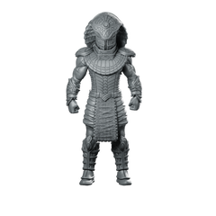 Afam Helmet Guarding Miniature Sci-fi Armored Sentinel Character Miniature 360 Spin 01