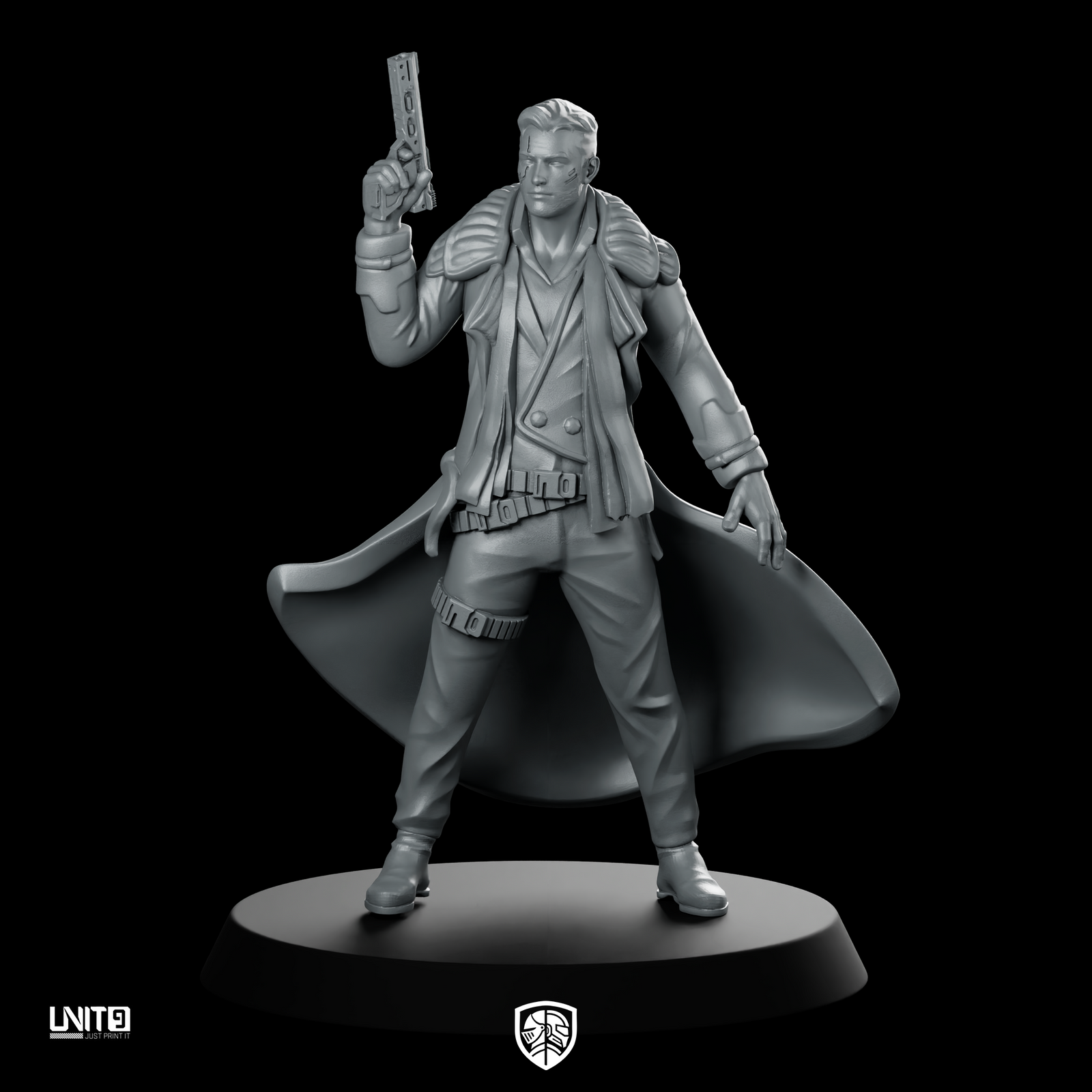 Agent Clive Smith 01A Cyberpunk Miniature Sci-Fi Detective