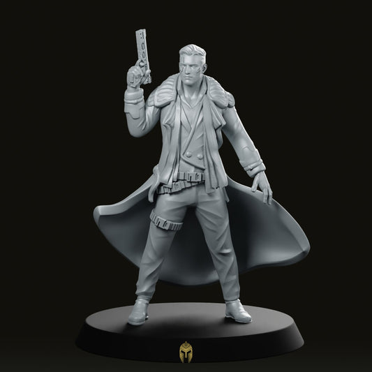 Agent Clive Smith 01A Cyberpunk - We Print Miniatures