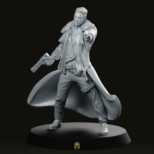 Agent Clive Smith 01B Cyberpunk - We Print Miniatures