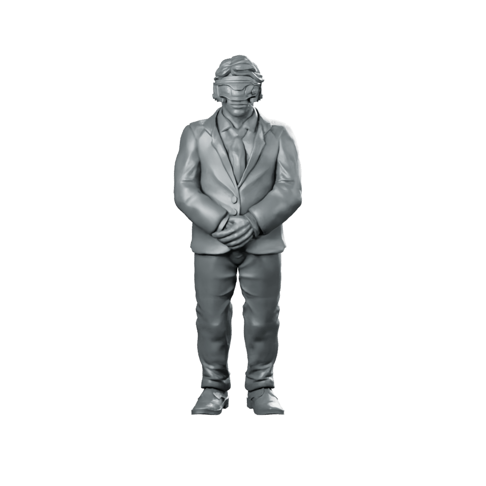 Agent I P0N3 Corporate VR Executive - Papsikels Miniatures - We Print Miniatures