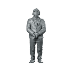 Agent I P0N3 Corporate VR Executive - Papsikels Miniatures - We Print Miniatures