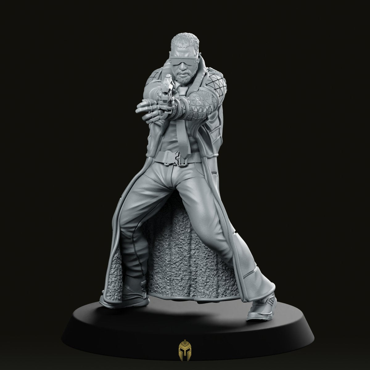 Agent Quinn Lamonte 02A Cyberpunk - We Print Miniatures