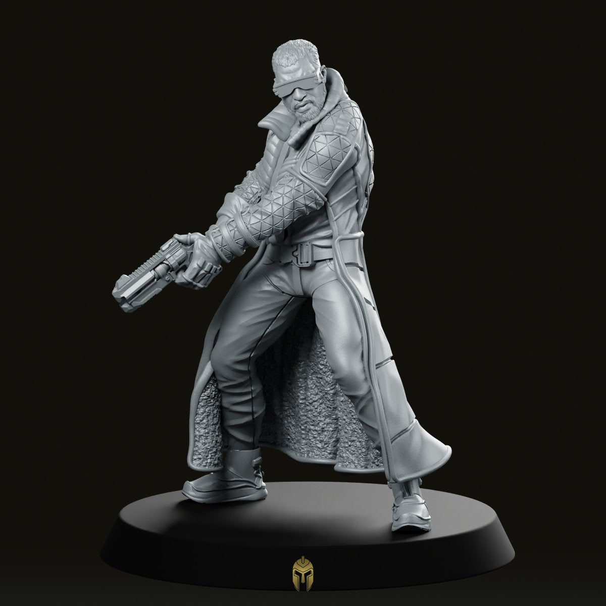 Agent Quinn Lamonte 02B Cyberpunk - We Print Miniatures