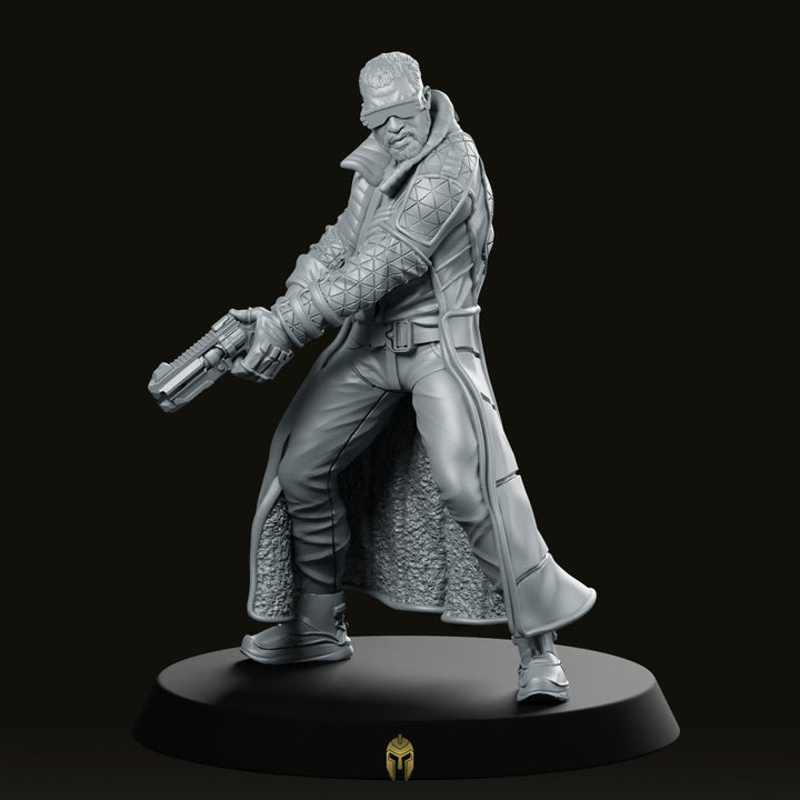 Agent Quinn Lamonte 02B Cyberpunk Miniatur