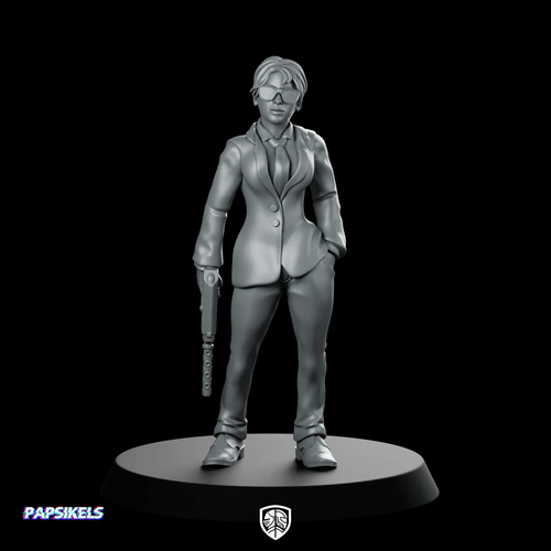 Agent Smooth Agent Operative - Papsikels Miniatures - We Print Miniatures