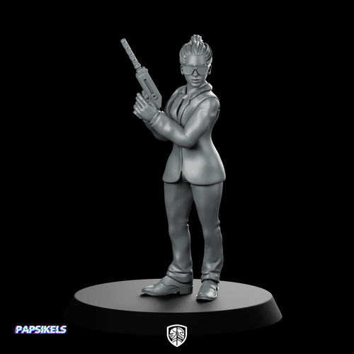 Agent V1 Ck 1 Y Agent Operative - Papsikels Miniatures - We Print Miniatures