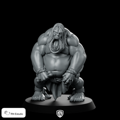 Aggroth Monster Miniature Grotesque Brute Ogre Demon