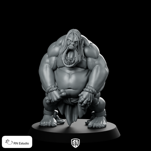 Aggroth Monster Miniature Grotesque Brute Ogre Demon