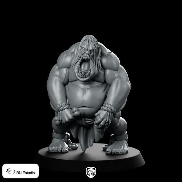 Aggroth Monster Miniature Grotesque Brute Ogre Demon