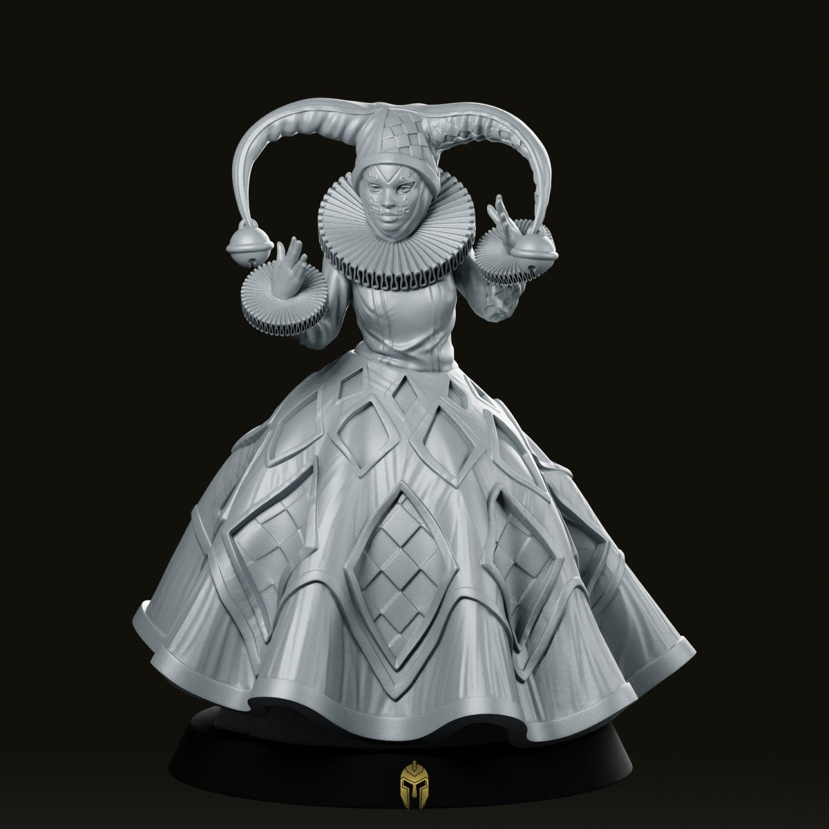 Aguilena Harlequin Miniature - We Print Miniatures