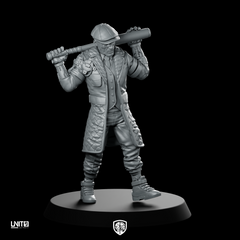 Aidan Ironhand O'Neill 01 Miniature Cyberpunk Brawler