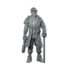 Aidan Ironhand O'Neill 02 Miniature Undercover Operative Sci-Fi Miniature 360 Spin 01