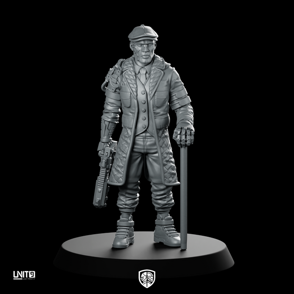 Aidan Ironhand O'Neill 02 Miniature Undercover Operative Sci-Fi