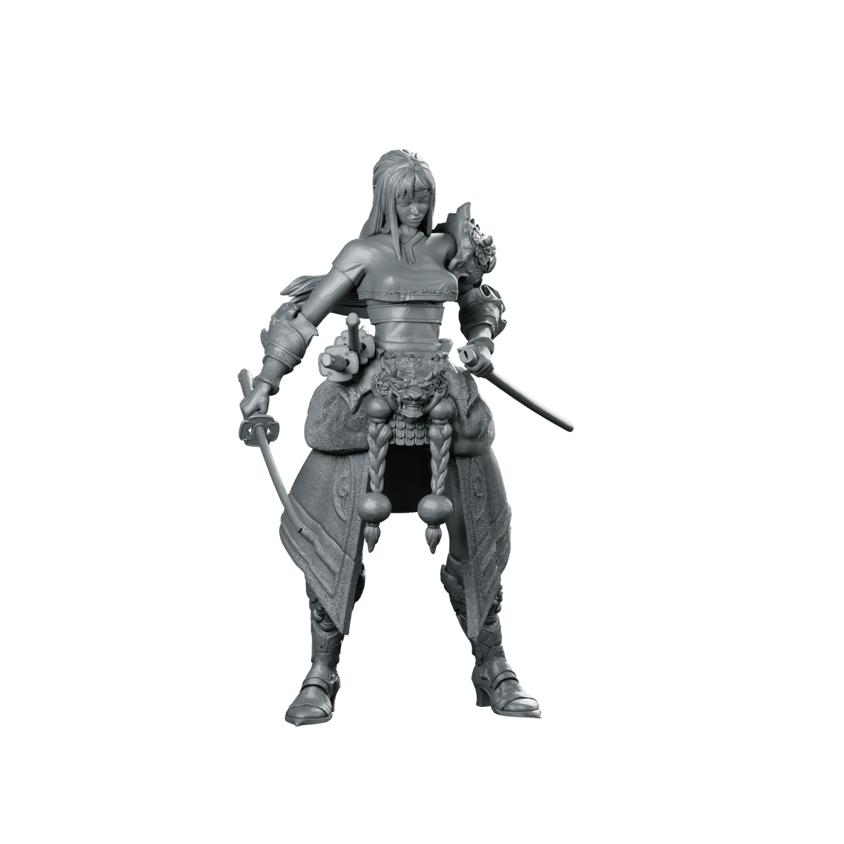 Akira Nightsteel Miniature Katana Warrior Miniature 360 Spin 01