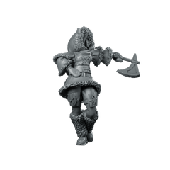 Akna Amak Miniature Frost Huntress Axe - CastNPlay - We Print Miniatures