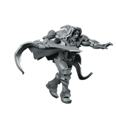 Vampire Alaric Finishing Strike Miniature Armored Swordfighter Miniature 360 Spin 01