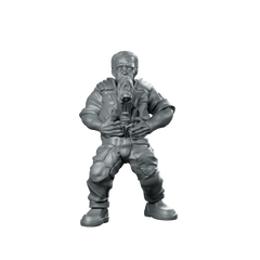 Alien Belly Burster Surprised Victim Fixed Miniature Sci - Fi - Papsikels Miniatures - We Print Miniatures