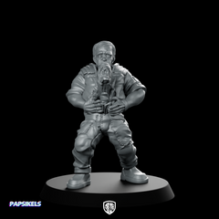 Alien Belly Burster Surprised Victim Fixed Miniature Sci-Fi