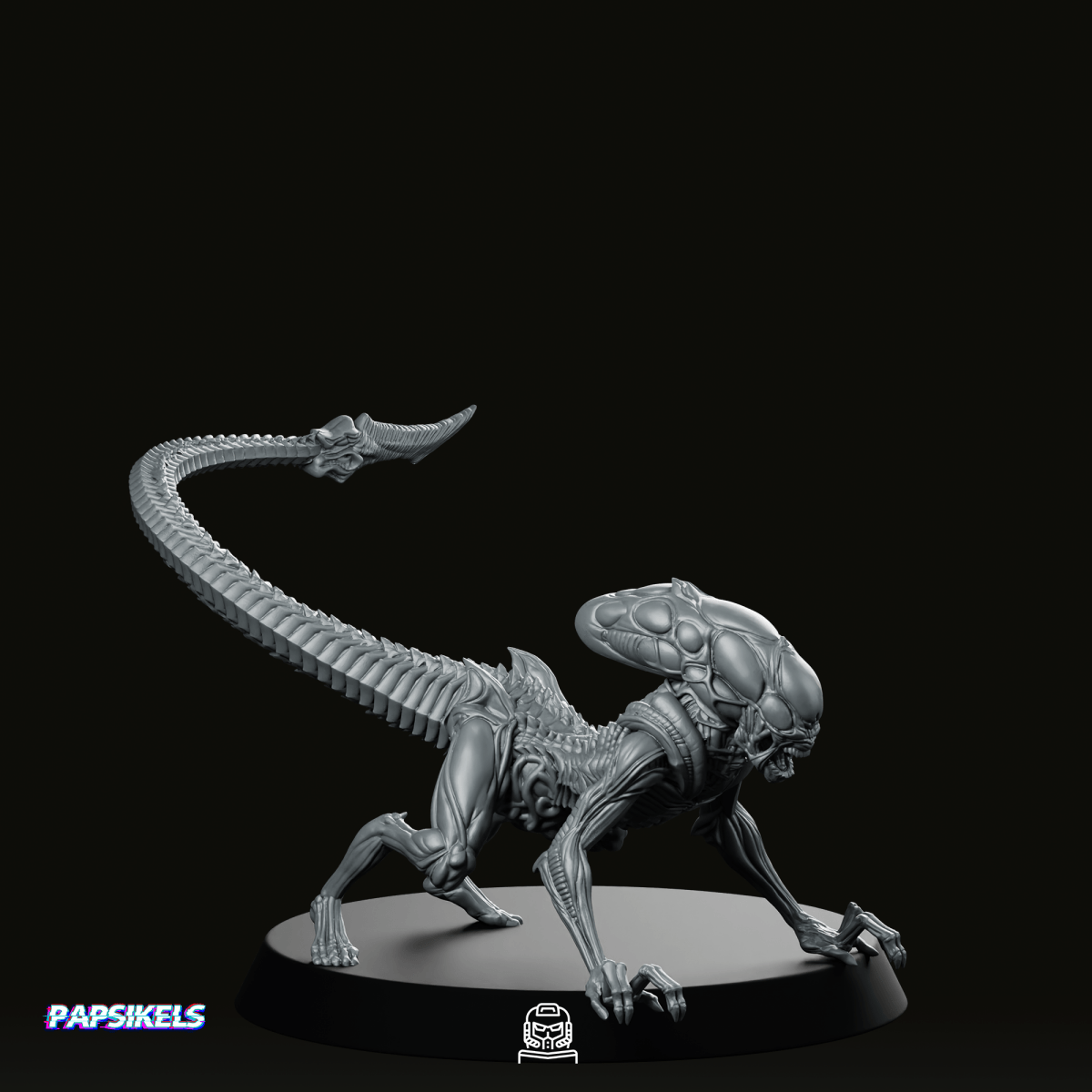 Alien Xeno Burster 1 miniature - Papsikels Miniatures - We Print Miniatures