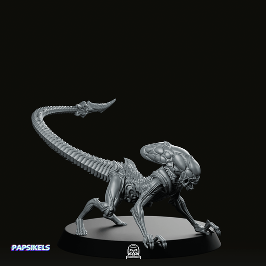 Alien Xeno Burster 1 miniature - Papsikels Miniatures - We Print Miniatures