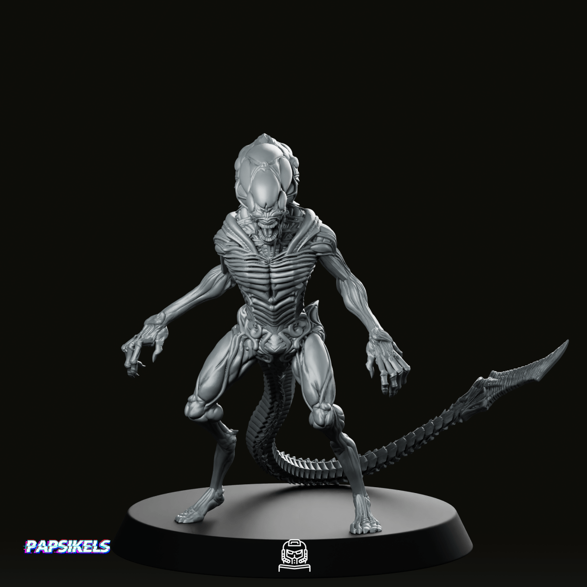 Alien Xeno Burster 4 miniature - Papsikels Miniatures - We Print Miniatures