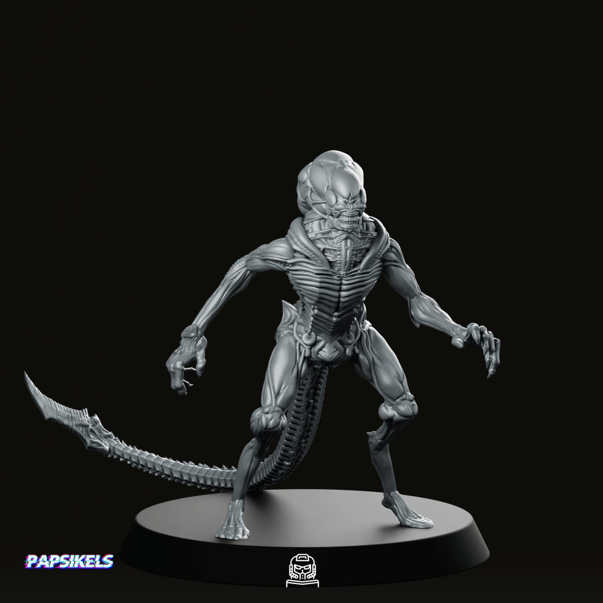 Alien Xeno Burster 5 miniature - Papsikels Miniatures - We Print Miniatures