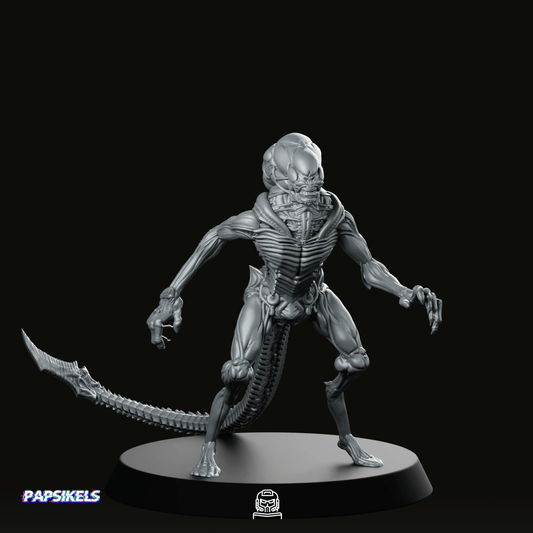 Alien Xeno Burster 5 miniature - Papsikels Miniatures - We Print Miniatures