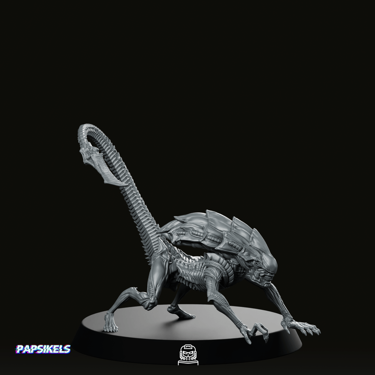 Alien Xeno Prowler 2 miniature - Papsikels Miniatures - We Print Miniatures