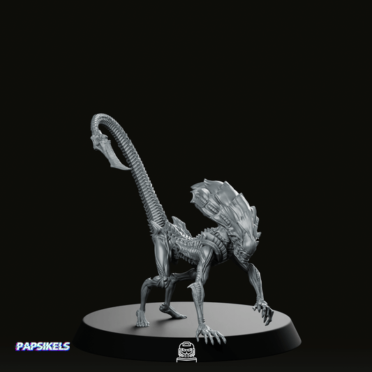 Alien Xeno Prowler 3 miniature - Papsikels Miniatures - We Print Miniatures