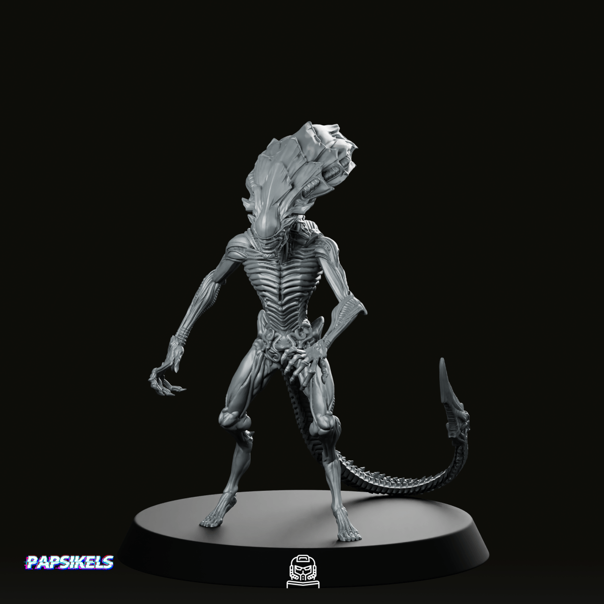 Alien Xeno Prowler 4 miniature - Papsikels Miniatures - We Print Miniatures