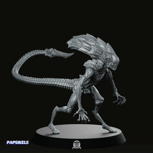 Alien Xeno Prowler 5 miniature - Papsikels Miniatures - We Print Miniatures