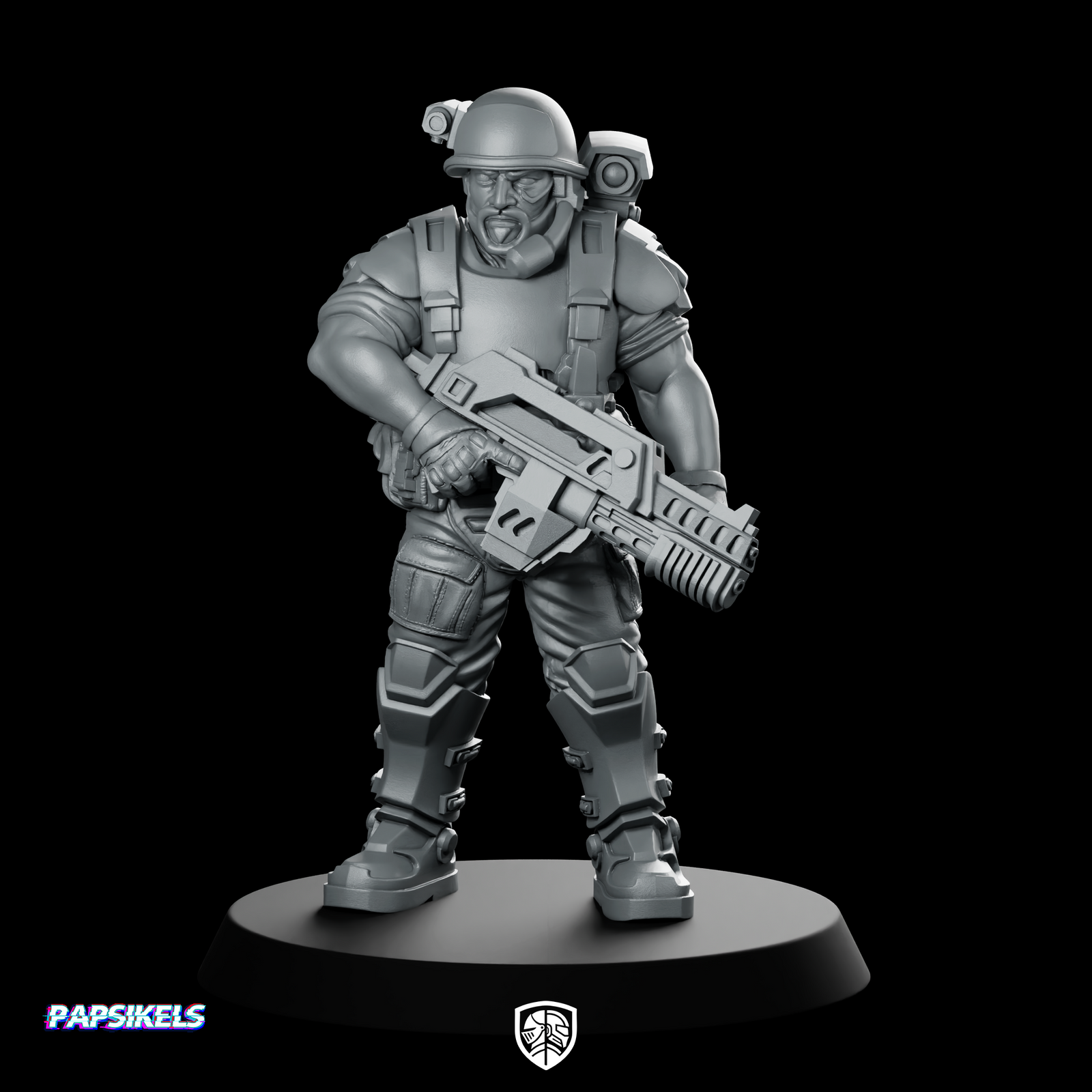 Aliens Captain Ark Marine Miniature Sci-Fi Commander