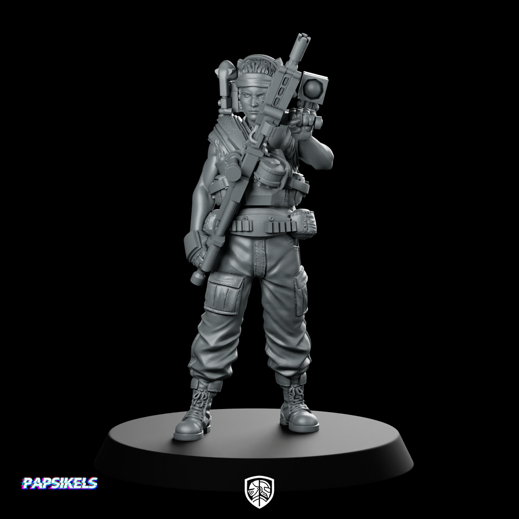 Aliens Regin Velasquez Marine Miniature Sci-Fi Female Soldier