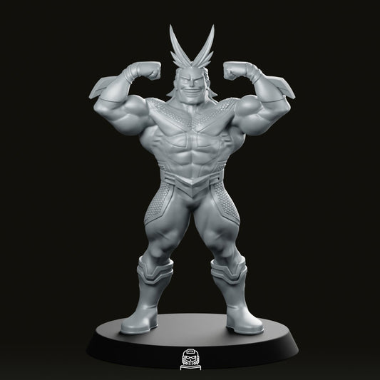 All Might Miniature - RN Estudio - We Print Miniatures